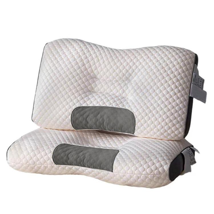 Neck-Protecting Knitted Non-Collapse Pillow Home Partition Massage Pillow