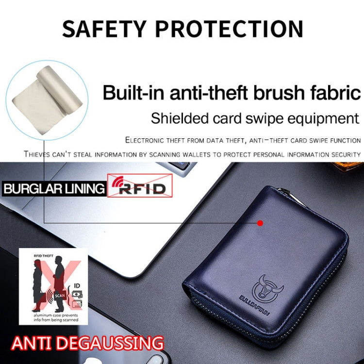 BUFF CAPTAIN 05 Head Layer Leather Card Bag Men Casual Leather Driver'S License Card Package