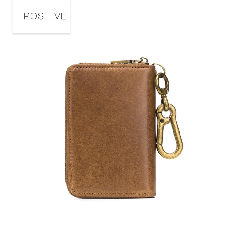 BUFF CAPTAIN 474 Multifunctional Leather Coin Purse Man Hanging Waist Door Anti-Brush Key Bag