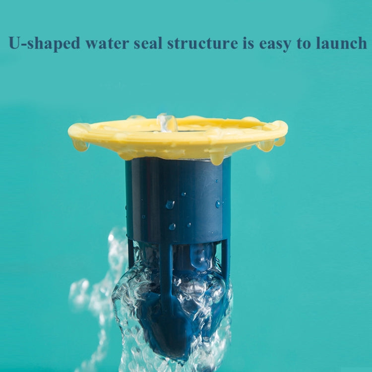 Floor Drain Deodorizer Sewer Deodorant Cover Bathroom Toilet Anti-Cockroach Insect-Proof Cover, White, Green, Pink, Blue