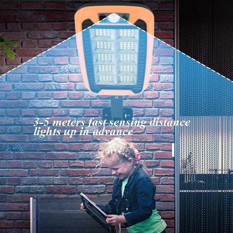 Solar Outdoor Waterproof Wall Light Human Body Induction Garden Light Fence Lighting Street Light