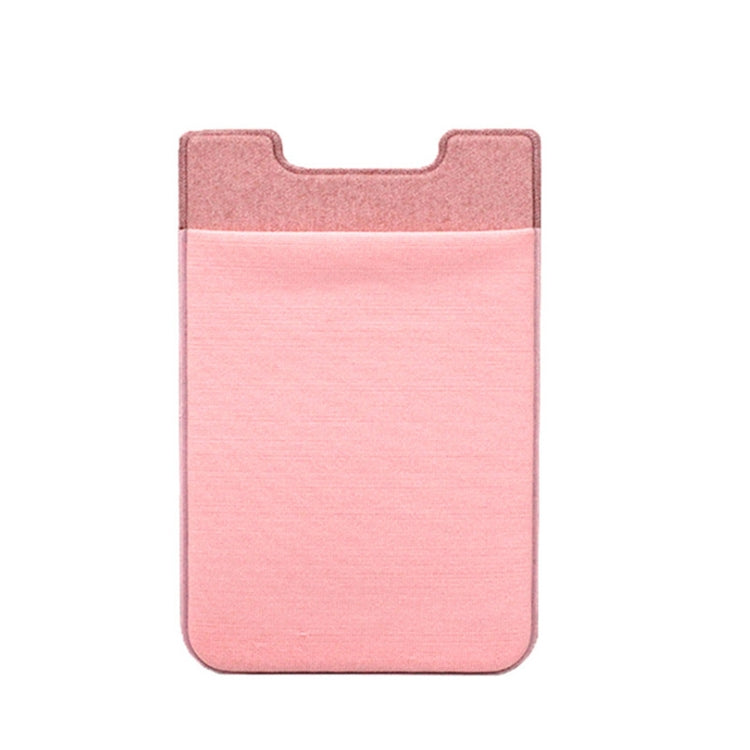 Stretch Lycra Mobile Phone Back Sticker Card Holder Phone Back Wallet Bus Bank Card Holder