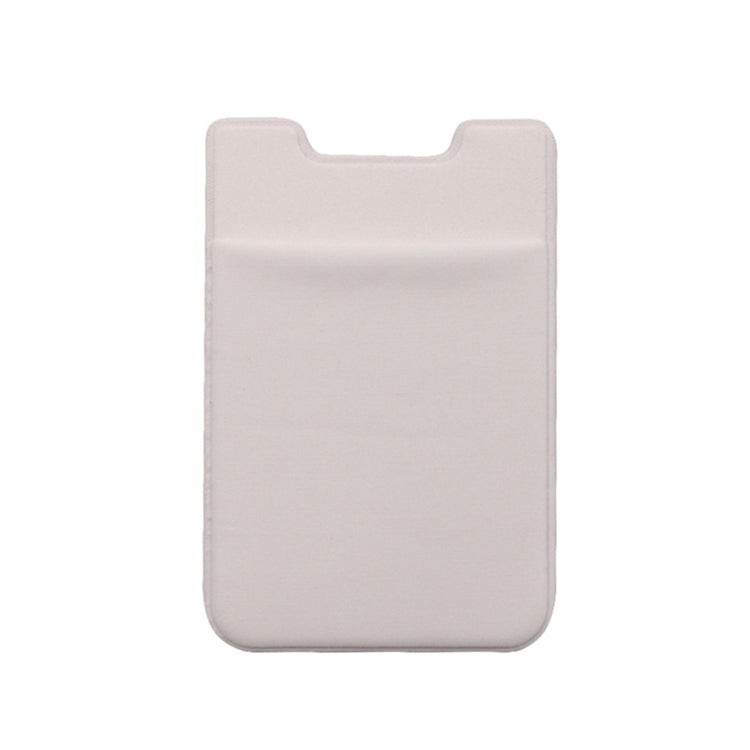 Stretch Lycra Mobile Phone Back Sticker Card Holder Phone Back Wallet Bus Bank Card Holder