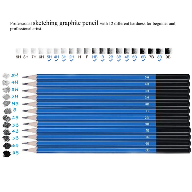 72 in 1 Sketch Pencil Color Lead Set Student Hand-Painted Art Color Pencil
