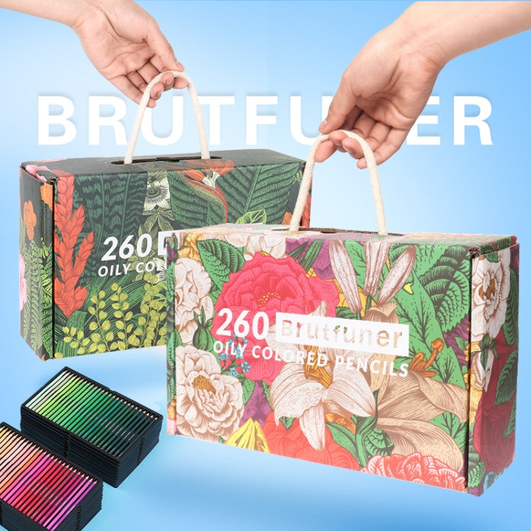 BRUTFUNER 520 Colors Color Lead Set Art Painting Oily Hand-Painted Color Lead