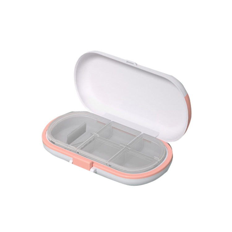 HW073 Portable Cut Medicine Large-capacity Pill Box Compartment Sealed Small Pill Box