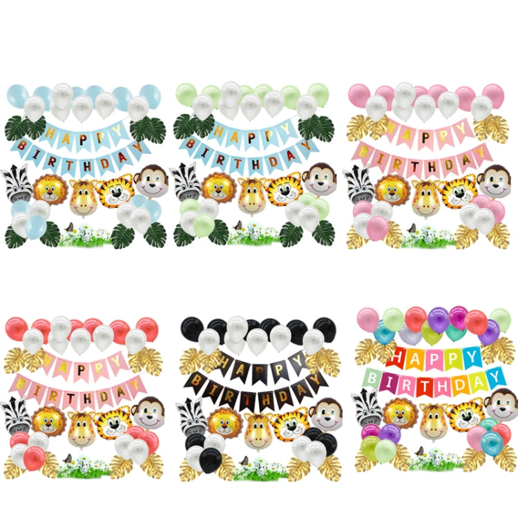 5170 Forest Animal Theme Children Birthday Decoration Balloon Set