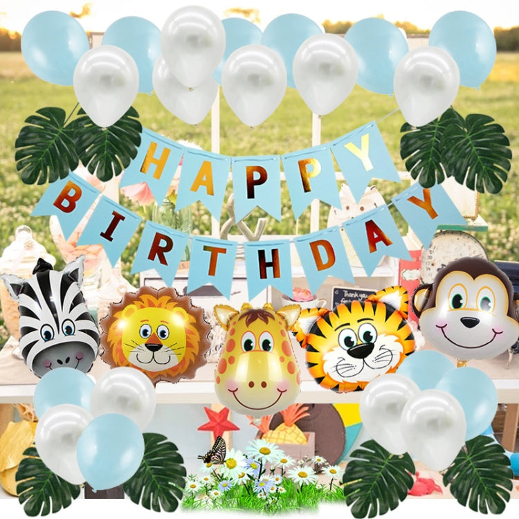 5170 Forest Animal Theme Children Birthday Decoration Balloon Set