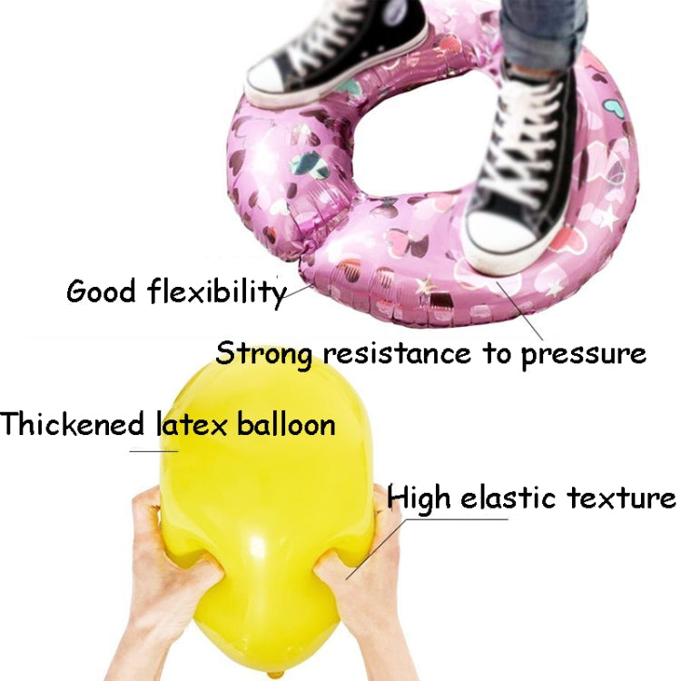 5011 Birthday Party Decoration 12 Inch Mermaid Tail Latex Balloon Set