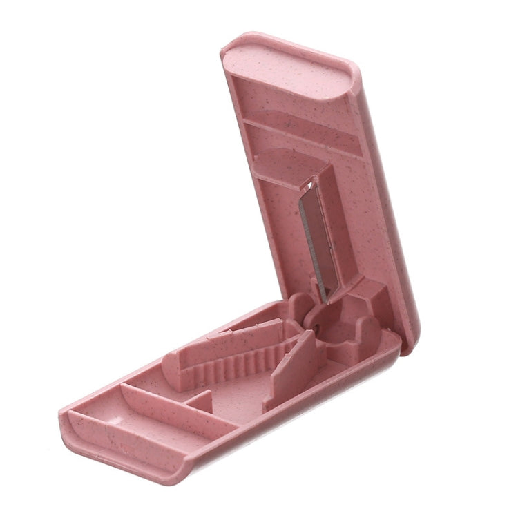 10 PCS JS010 Wheat Plastic Medicine Cutter Pill Divider