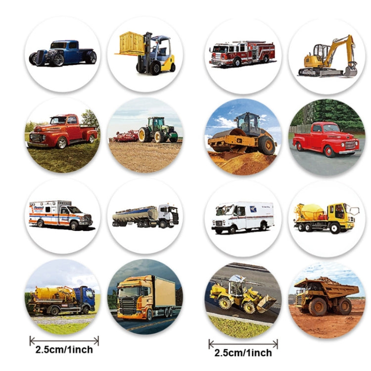 Children Cartoon Toy Car Stickers Student Reward Game Stickers