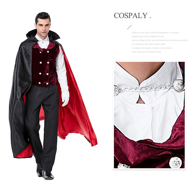 PS6831 Halloween Vampire Costume Castle Men Drag Costume