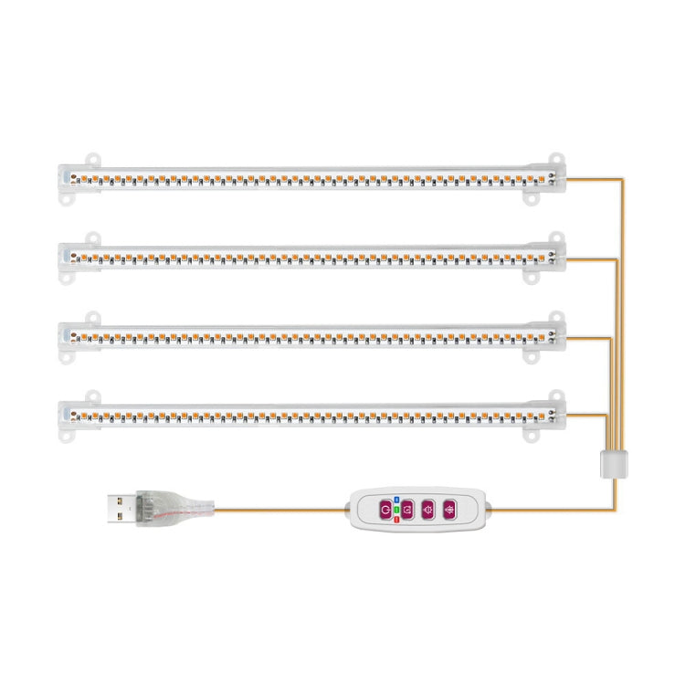LED Plant Growth Lamp Time Potted Plant Intelligent Remote Control Cabinet Light, Style: