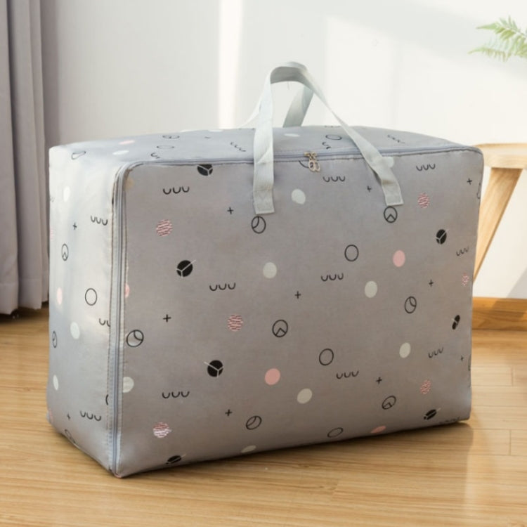 Oxford Cloth Quilt Moisture-Proof & Waterproof Storage Bag Zipper Portable Moving Luggage Bag