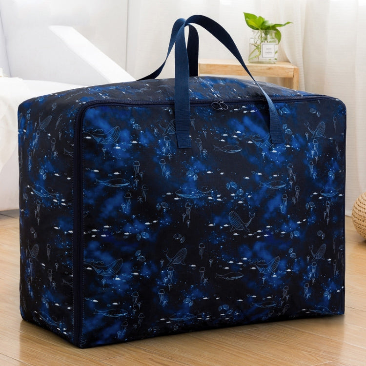Oxford Cloth Quilt Moisture-Proof & Waterproof Storage Bag Zipper Portable Moving Luggage Bag
