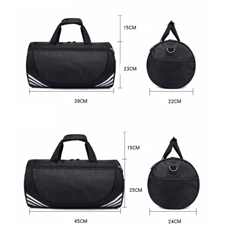 Leisure Sports Fitness Bag Men And Women One-Shoulder Diagonal Portable Cylindrical Travel Bag