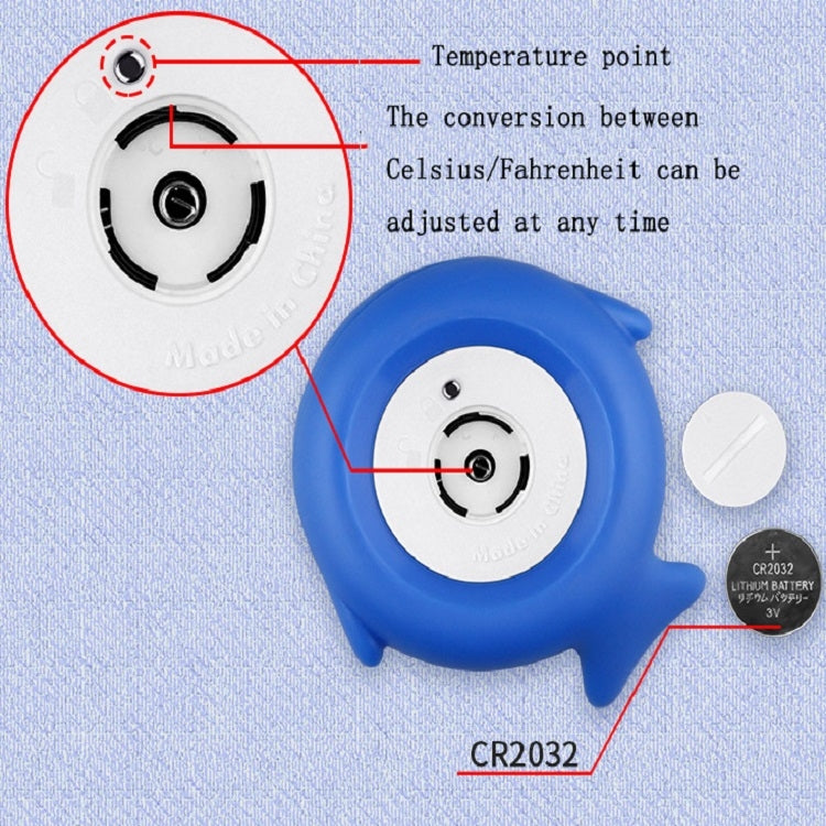 2 PCS Little Fish Baby Bath Electronic Thermometer Bathtub Pool Water Thermometer