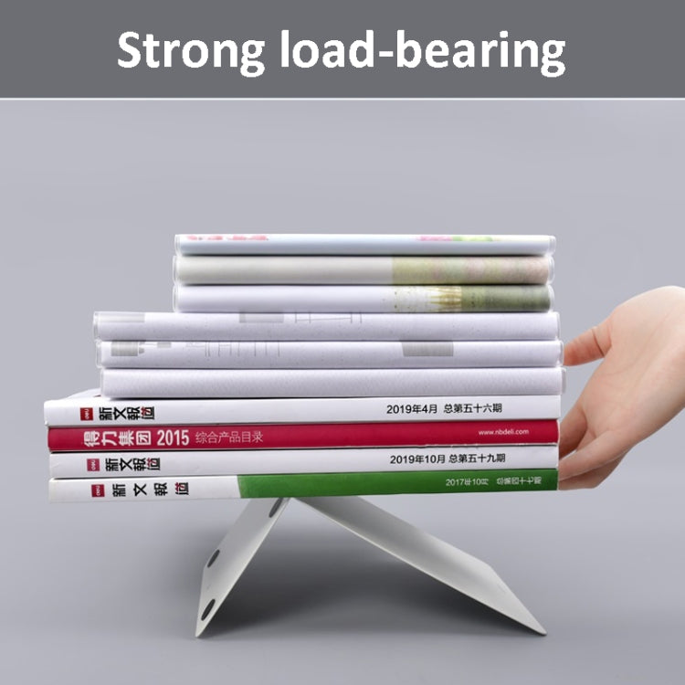 Deli 78650 2 Pieces Of Thickened Desktop Metal Bookends