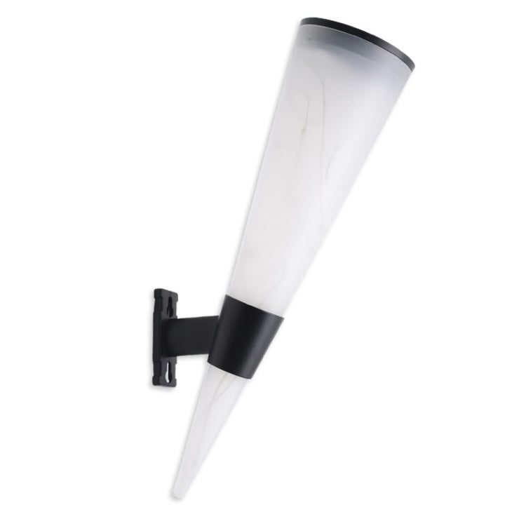 N231 Circular Cone Solar Wall Lamp Outdoor Garden Landscape Light, Style: