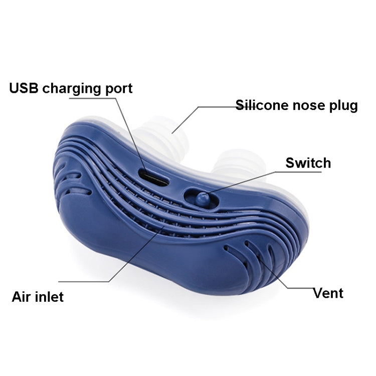 Sleeping Anti-snoring Electric Anti-snoring Device, White, Blue, Green