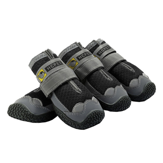 4 PCS / Set HCPET Dog Shoes Breathable Net Dog Shoes