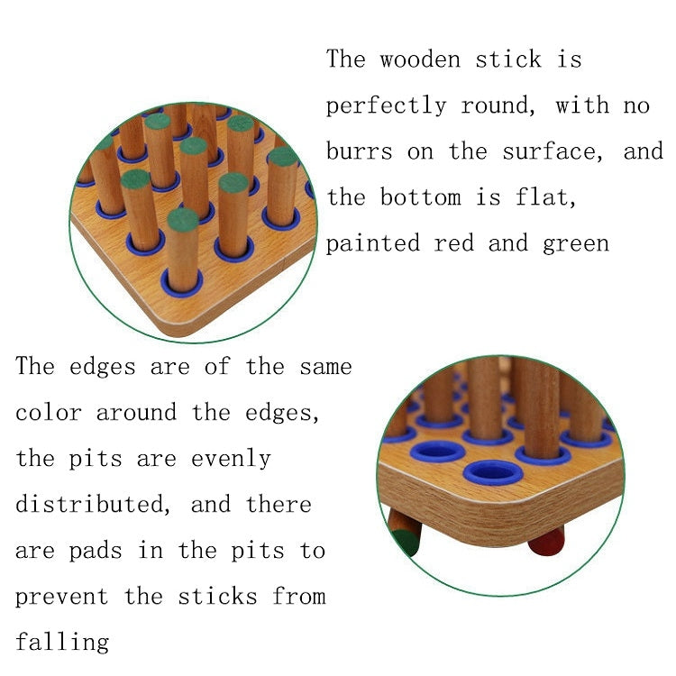 Small Rehabilitation Training Wooden Board Finger Function Exercise Equipment