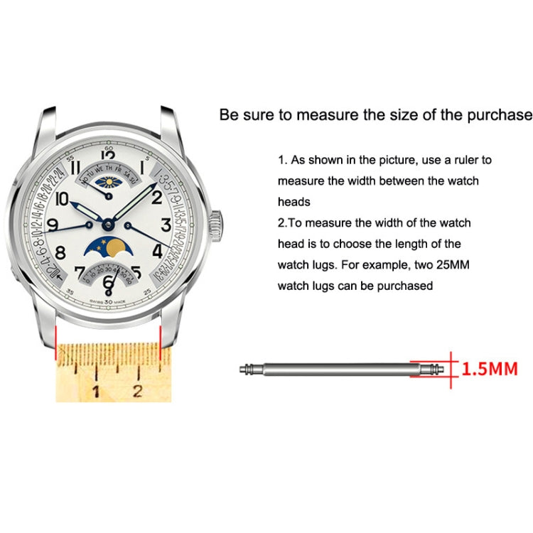 8-25mm Strap Connecting Shaft Stainless Steel Watch Spring Bar