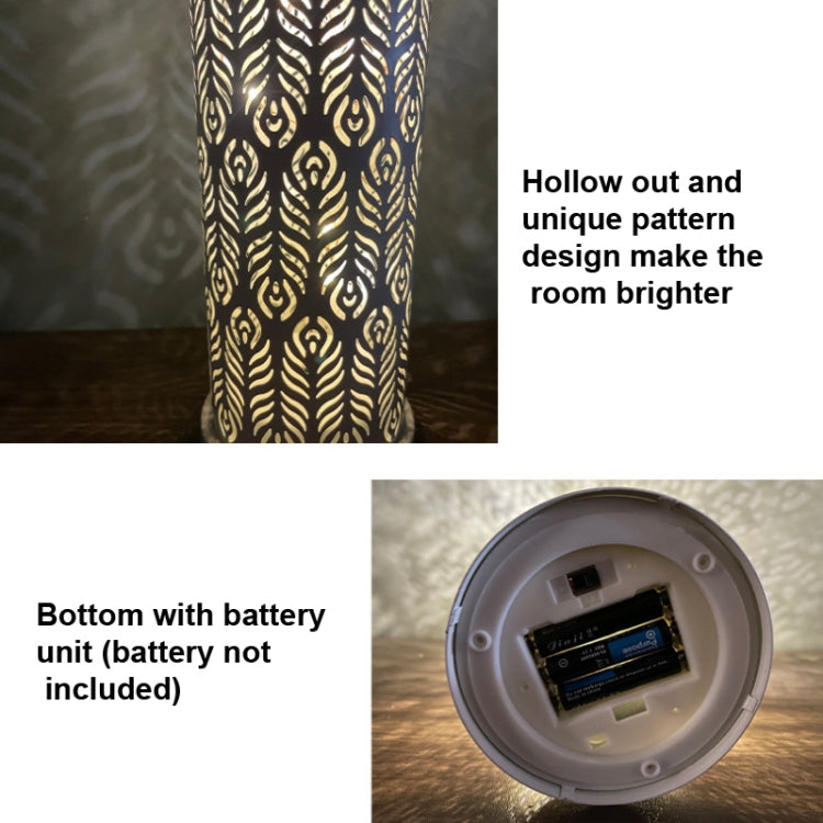 Moroccan Hollow LED Wrought Iron Decorative Lamp, Spec: