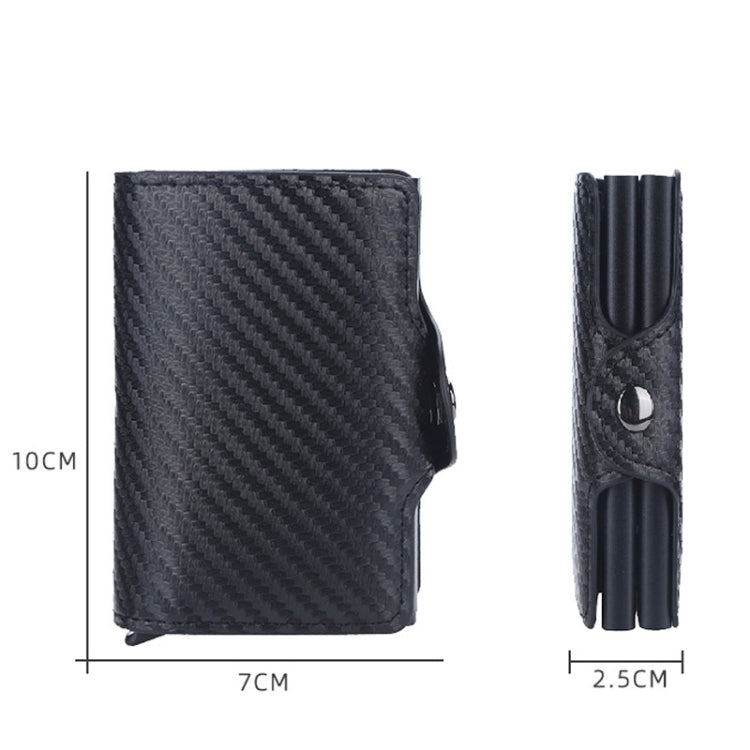 Baellerry K9172 RFID Double Aluminum Box Card Holder Automatic Pop-up Card Holder