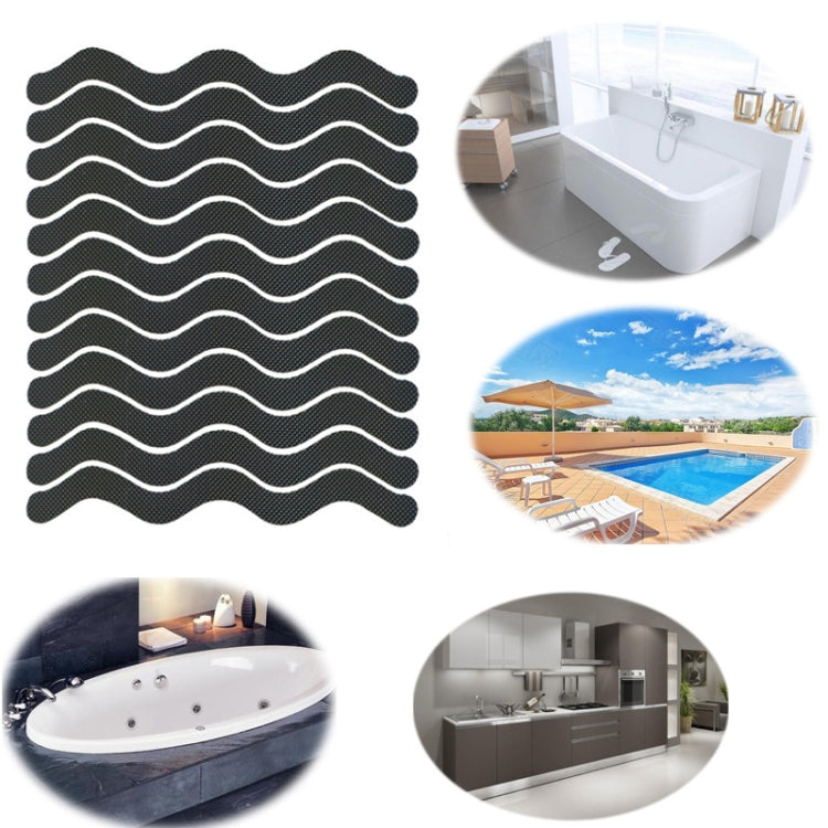 24pcs /Bag Wavy Shaped Safety Bathtub Non-Slip Sticker