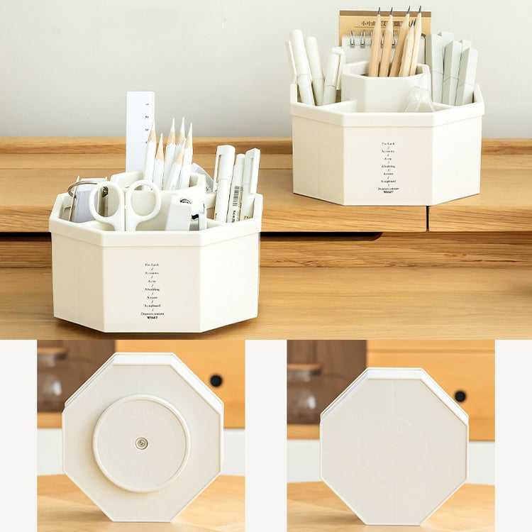 Simple Modern Large Capacity Office Desktop Storage Pen Holder, White Rotary, Pink Rotary, Yellow Rotary, Blue Rotary, Frosted Transparent Rotary, Transparent Coffee Rotary, Transparent Khaki Rotary, White Non-Rotary, Pink Non-Rotary, Yellow Non-Rotary...