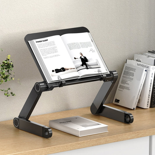 L03 Adjustable Lifting Reading Rack Book Holder Laptop Stand,Style：, Double Section Black, Double Section White, Single Section Black, Single Section White