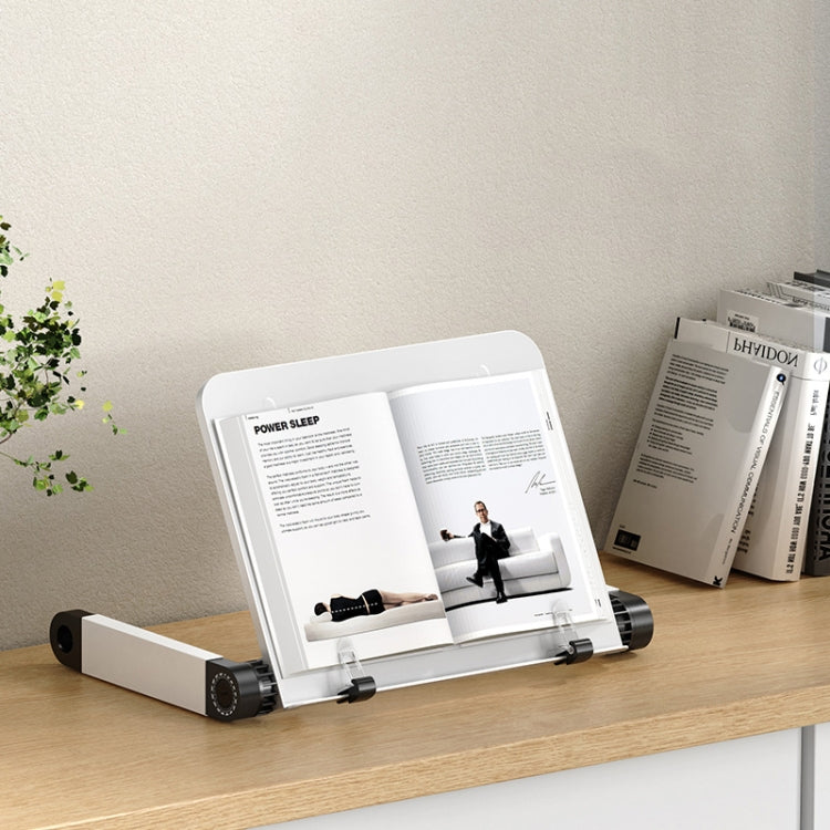 L03 Adjustable Lifting Reading Rack Book Holder Laptop Stand,Style：, Double Section Black, Double Section White, Single Section Black, Single Section White