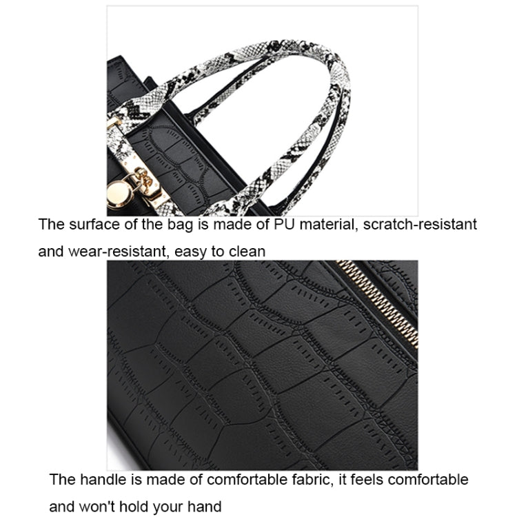 2613 2 In 1 Large Capacity Stone Pattern Bags