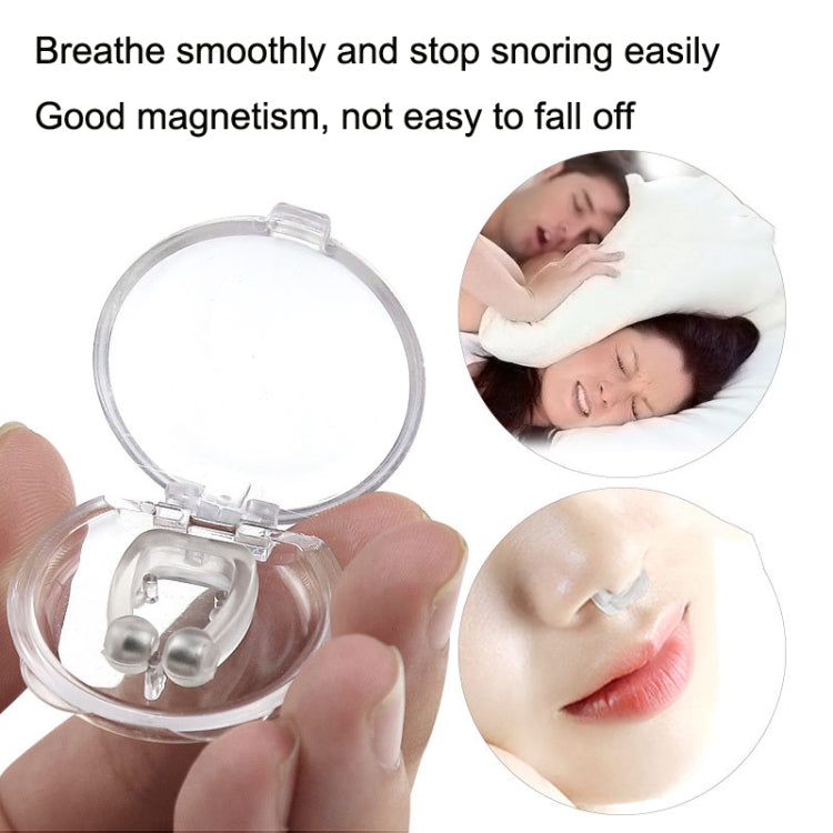 10 PCS Mini Portable Silicone Magnetic Anti-snoring Device
