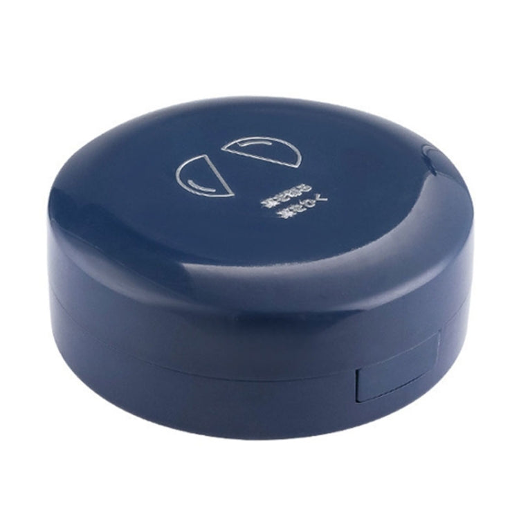 Double-layer Round Eight Grids Portable Medicine Box with Cutter