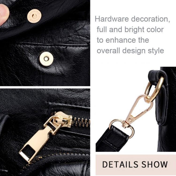 Large-capacity Messenger Bag Handbag Multi-pocket Shoulder Bag Middle-aged Mother Bag