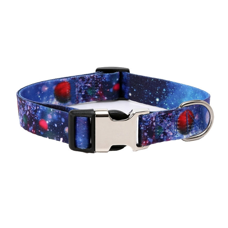 Pet Ethnic Style Polyester Cotton Print Pattern Collar, Size:
