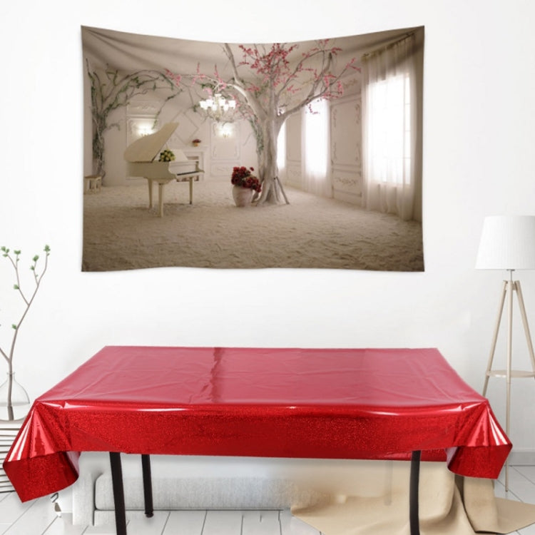 Birthday Party Foil Laser Tablecloth Wedding Decoration Supplies