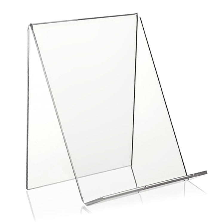 2 PCS Acrylic Display Stand Transparent Book Shelf Photo Frame Holder