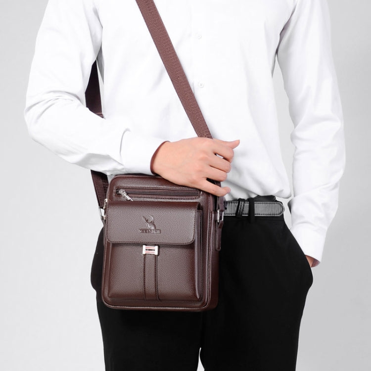 WEIXIER D244 Men Shoulder Bag Large Capacity Business Retro Messenger Bag