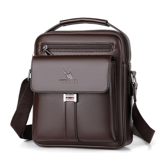 WEIXIER D244 Men Shoulder Bag Large Capacity Business Retro Messenger Bag