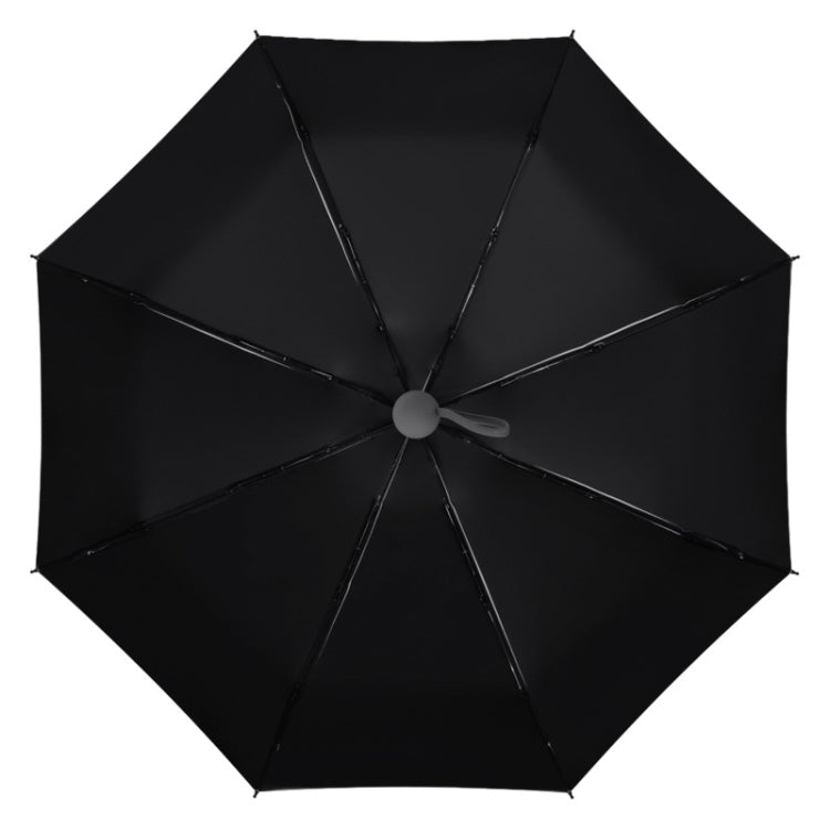 LY-0621 Five-Fold Six-bone Umbrella Simple Black Glue Sunscreen Umbrella