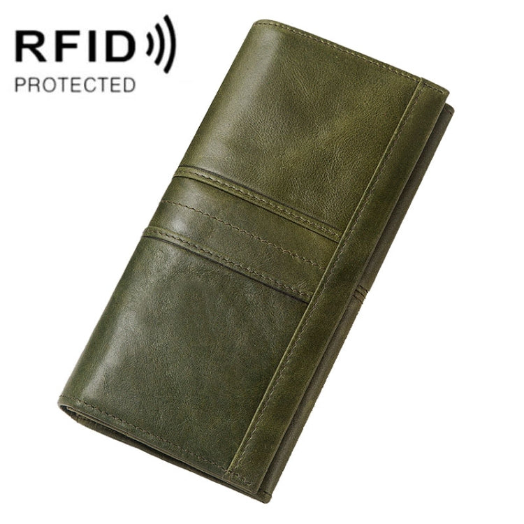 BP806 RFID Anti-Theft Brush Lady Wallet Multi-Card Clutch Bag