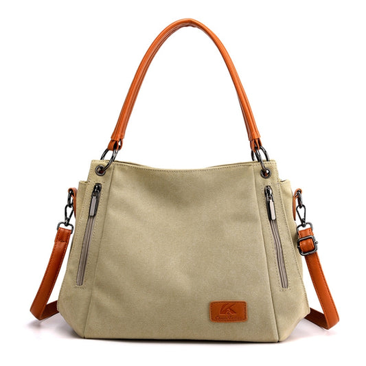 T-1983 Ladies Large Capacity Canvas Shoulder Bag