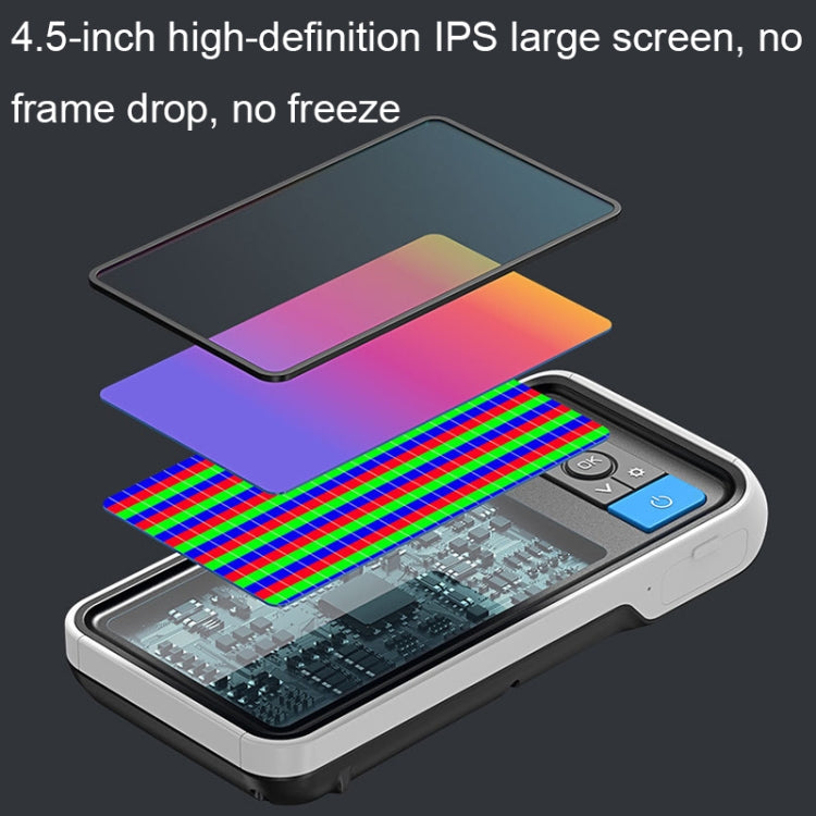 TESLONG MS450 4.5 inch HD Smart Screen Otoscope with 32GB Memory Card