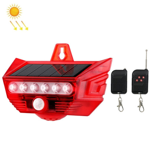 RC-710 Solar Burglar Alarm Light Remote Control Human Body Induction Drive