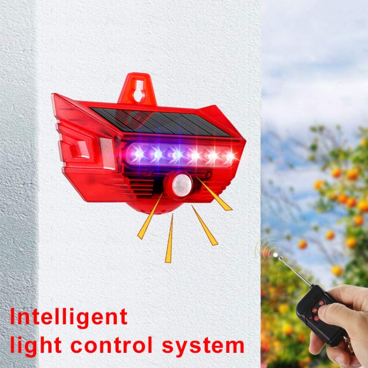 RC-710 Solar Burglar Alarm Light Remote Control Human Body Induction Drive