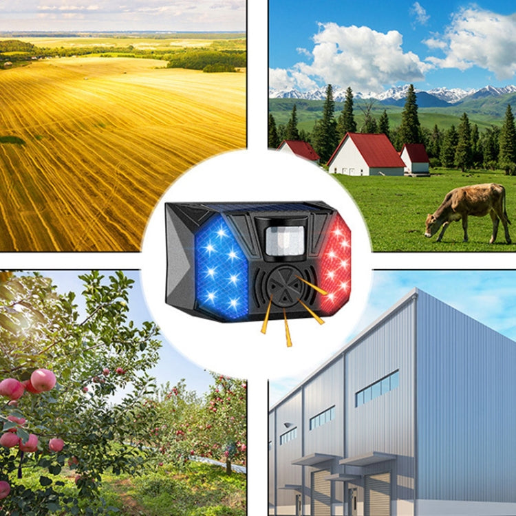 RC-711 Solar Outdoor Orchard Fish Pond Anti-theft Human Body Infrared Alarm