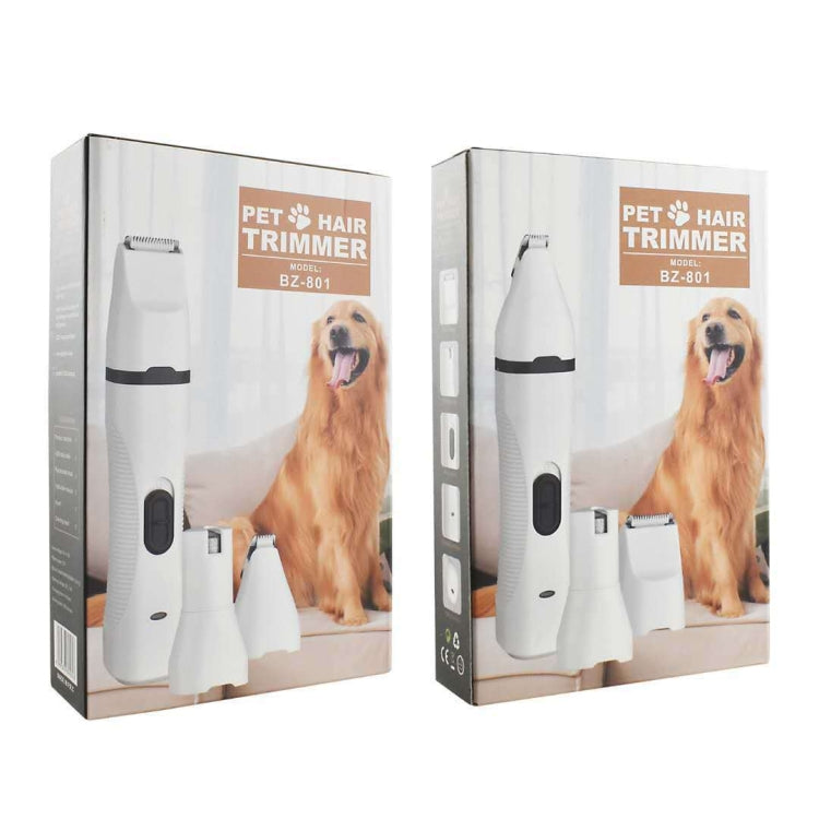 Pet USB Electric Shaver Dog Hair Trimming Nail Polisher